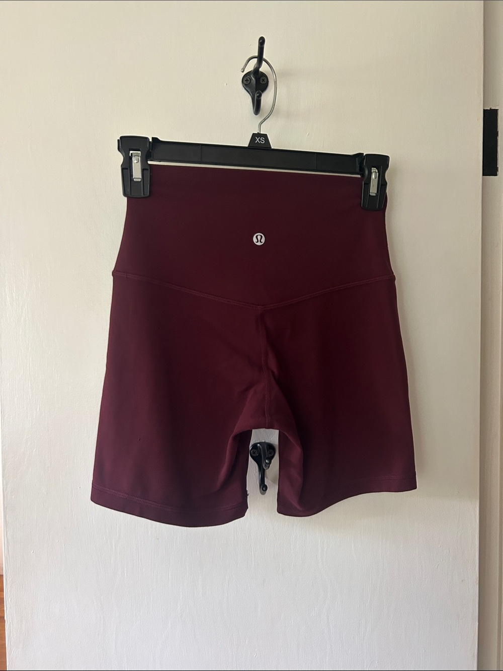 lululemon Align 6” Burgundy Bike Shorts